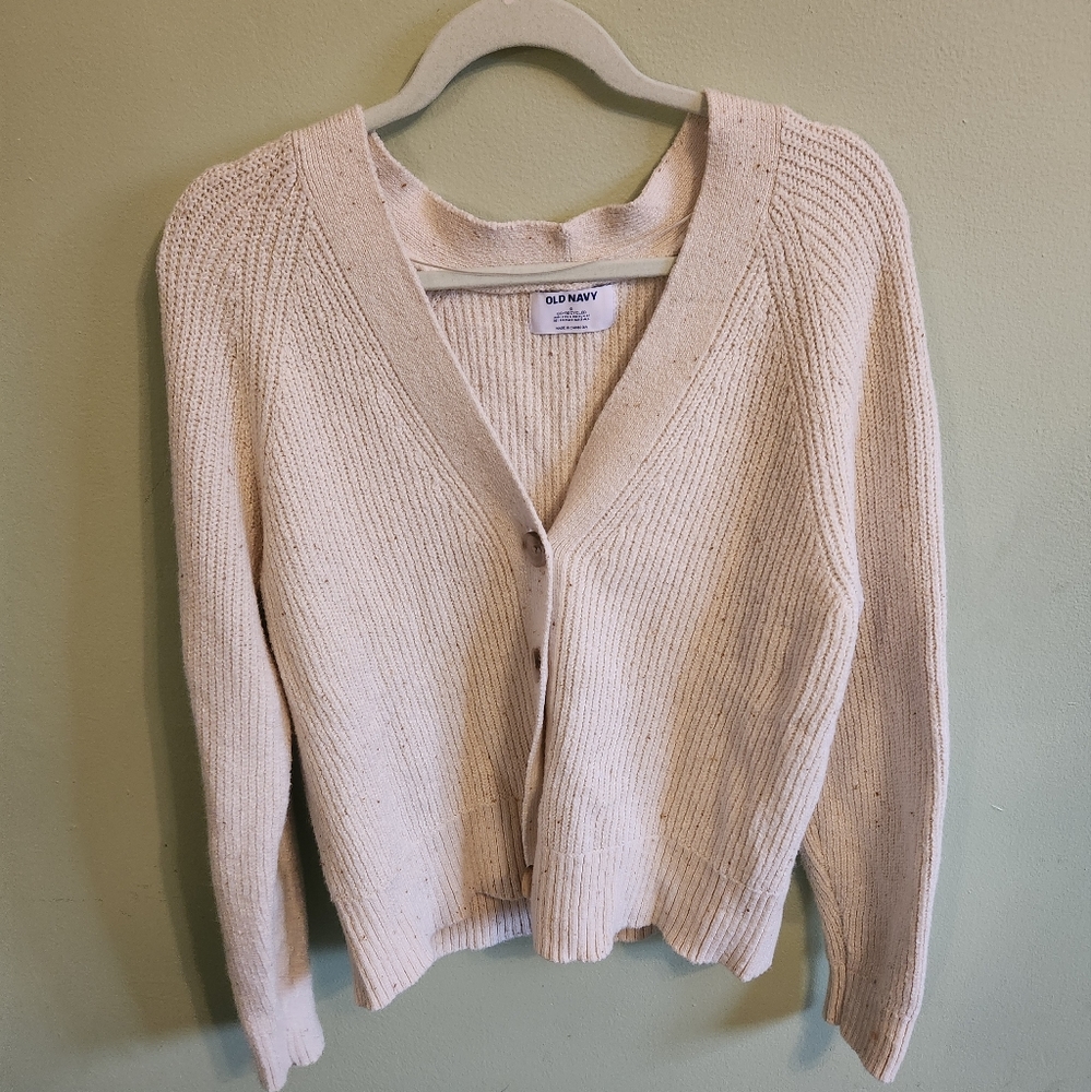 NWOT Old Navy Cream Cardigan